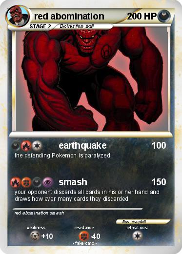 Pokemon red abomination