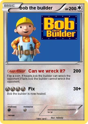 Pokemon bob the builder