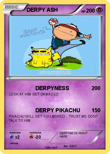 Pokemon DERPY ASH