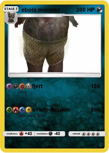 Pokemon ebola monster