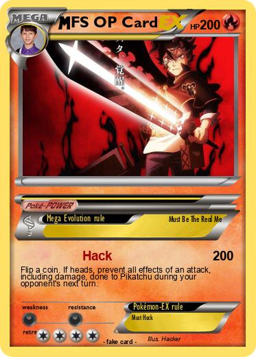 Pokemon FS OP Card