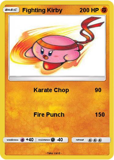 Pokemon Fighting Kirby