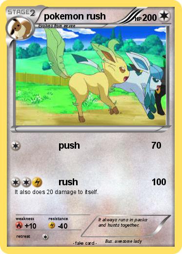 Pokemon pokemon rush