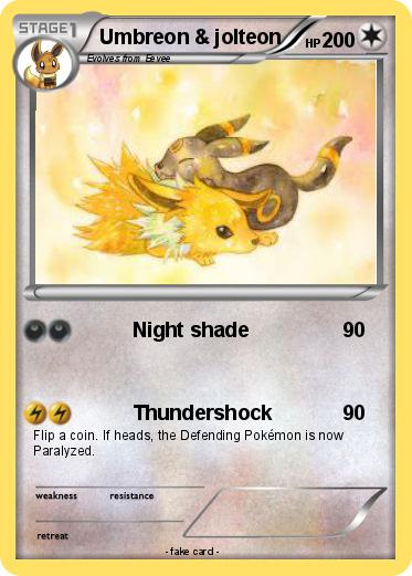 Pokemon Umbreon & jolteon