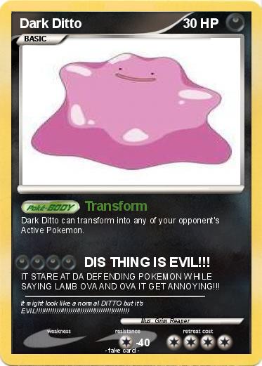 Pokemon Dark Ditto