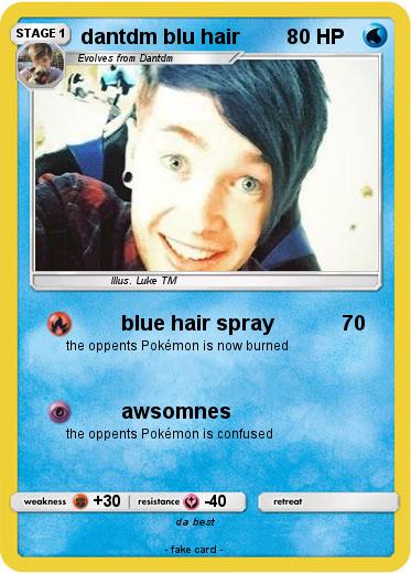 Pokemon dantdm blu hair