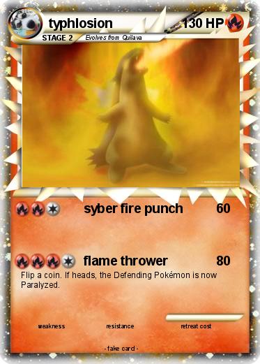 Pokemon typhlosion