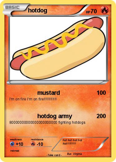 Pokemon hotdog