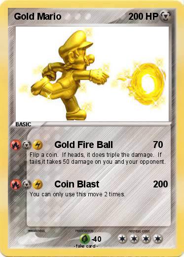 Pokemon Gold Mario