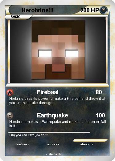 Pokemon Herobrine!!!