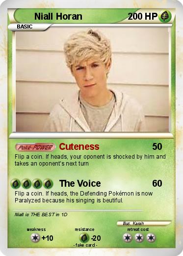 Pokemon Niall Horan