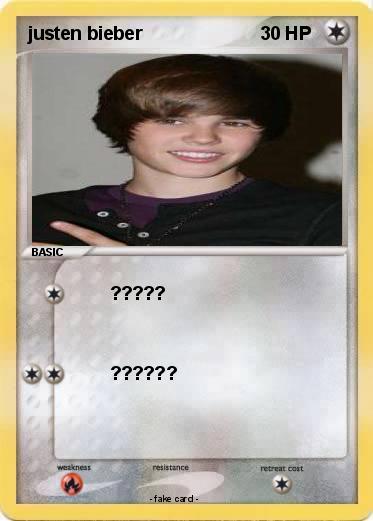 Pokemon justen bieber