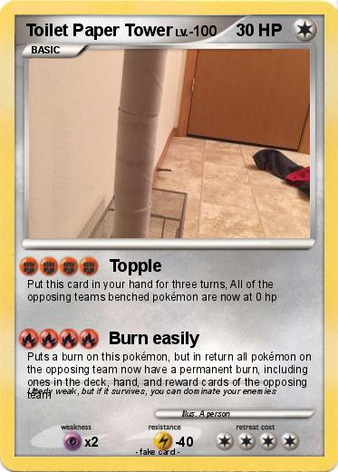 Pokemon Toilet Paper Tower