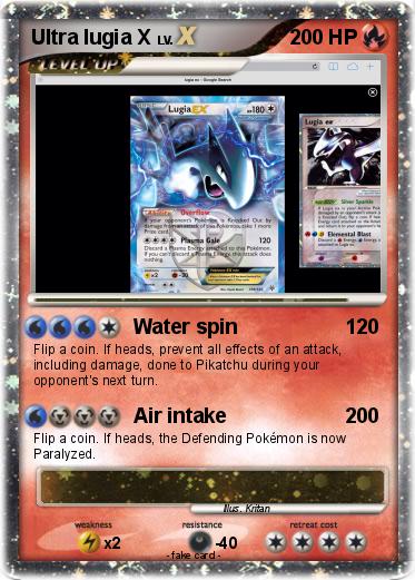 Pokemon Ultra lugia X