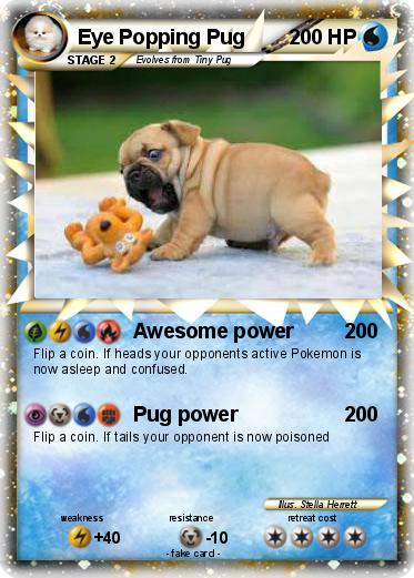 Pokemon Eye Popping Pug