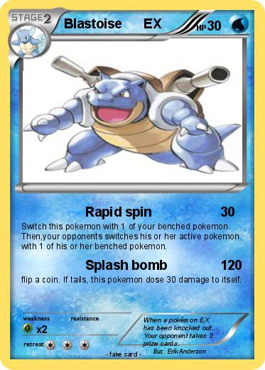Pokemon Blastoise      EX