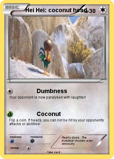 Pokemon Hei Hei: coconut head