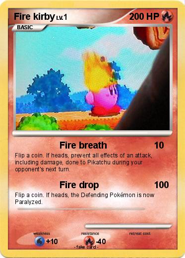 Pokemon Fire kirby