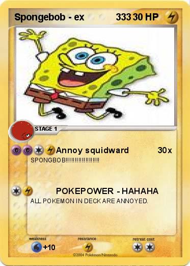 Pokemon Spongebob - ex            333