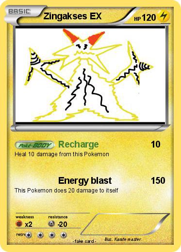 Pokemon Zingakses EX