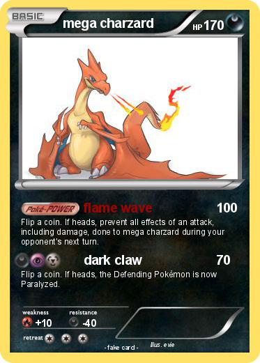 Pokemon mega charzard