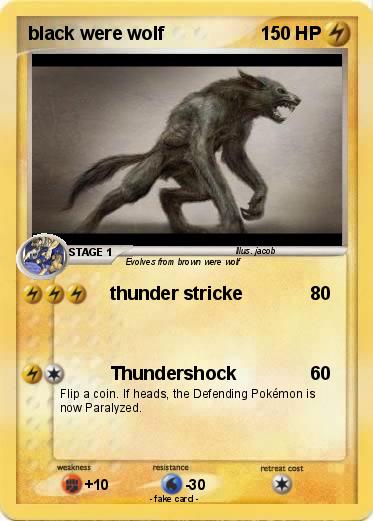 Pokemon black were wolf