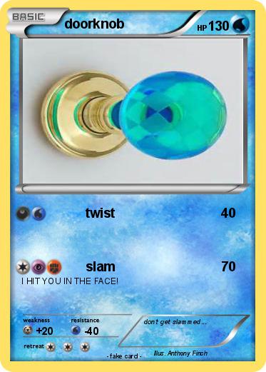 Pokemon doorknob