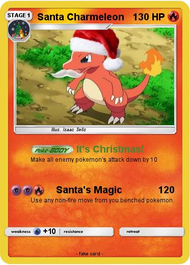 Pokemon Santa Charmeleon