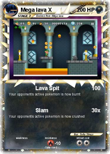 Pokemon Mega lava X