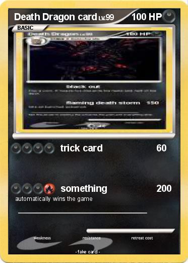 Pokemon Death Dragon card