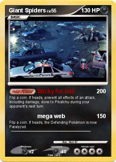 Pokemon Giant Spiders