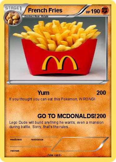Pokemon French Fries