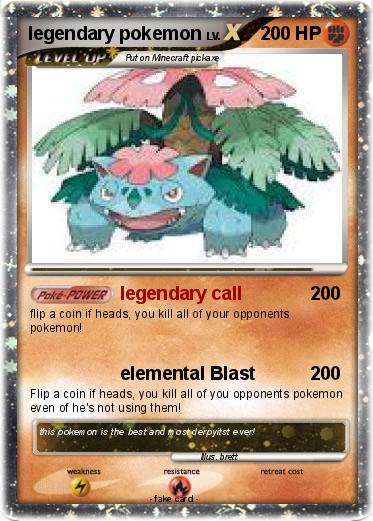 Pokemon legendary pokemon