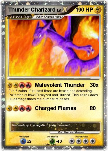 Pokemon Thunder Charizard