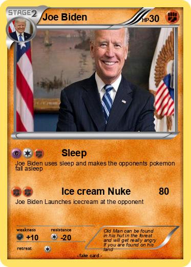 Pokemon Joe Biden