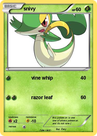 Pokemon snivy