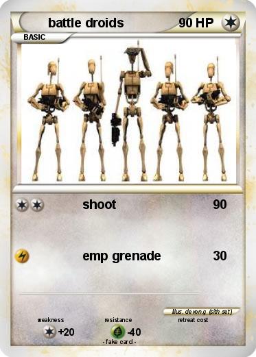 Pokemon battle droids