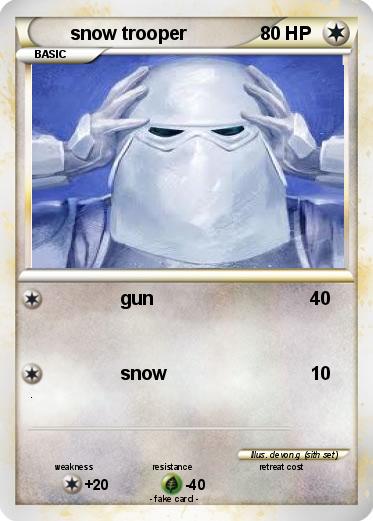 Pokemon snow trooper