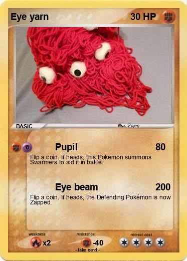 Pokemon Eye yarn