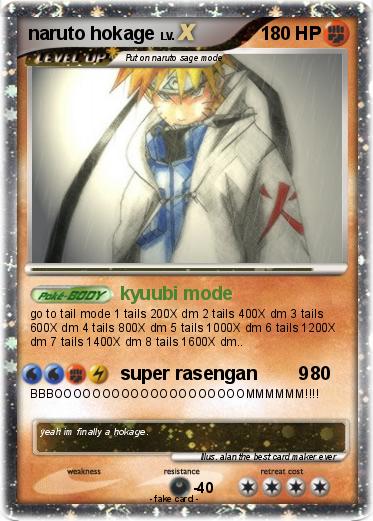 Pokemon naruto hokage