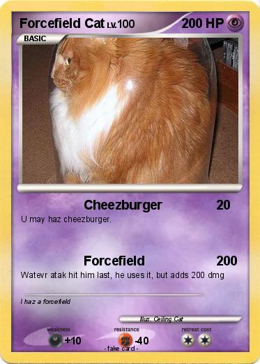 Pokemon Forcefield Cat