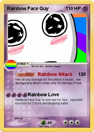 Pokemon Rainbow Face Guy