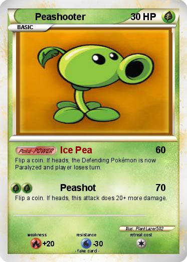 Pokemon Peashooter