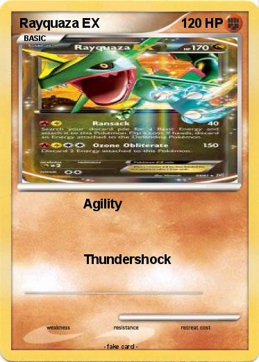 Pokemon Rayquaza EX