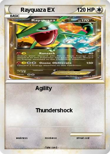 Pokemon Rayquaza EX
