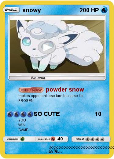 Pokemon snowy