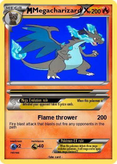 Pokemon Megacharizard X