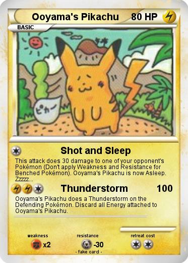 Pokemon Ooyama's Pikachu