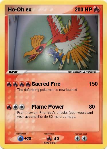 Pokemon Ho-Oh ex