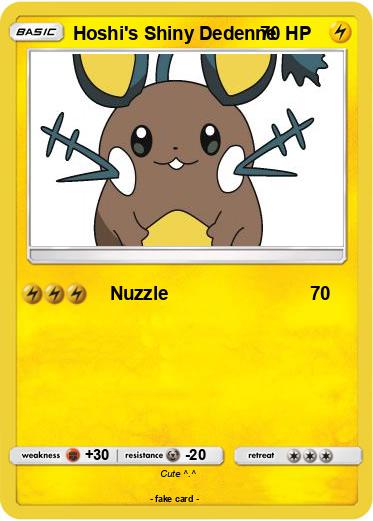 Pokemon Hoshi's Shiny Dedenne